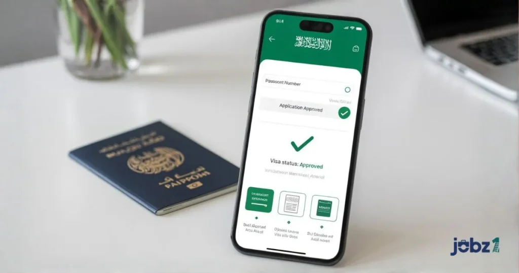 how will i receive my saudi visa once approved