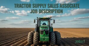tractor supply sales associate job description